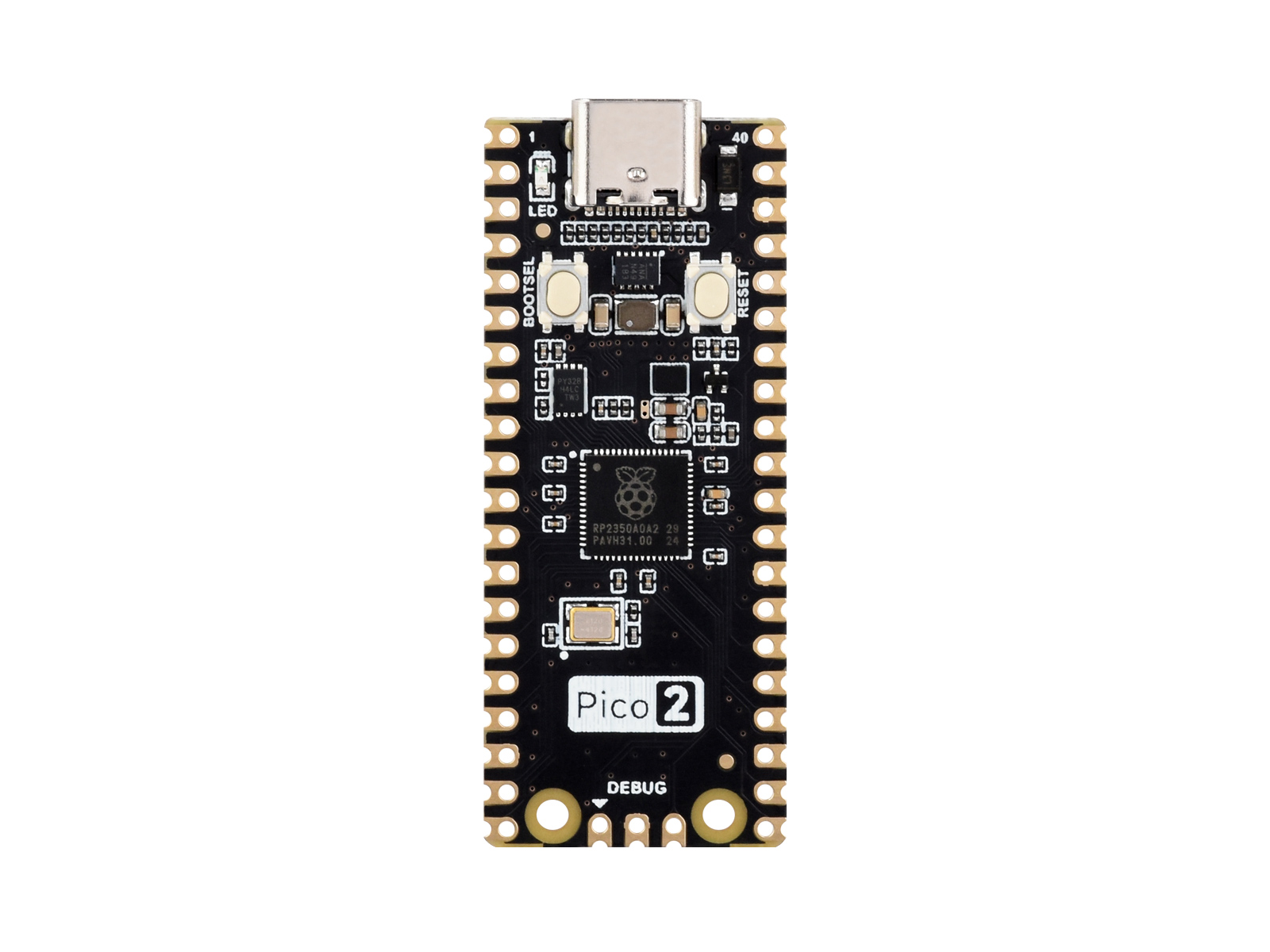 Luckfox Pico 2 Micro Development Board, Based on Raspberry Pi MCU