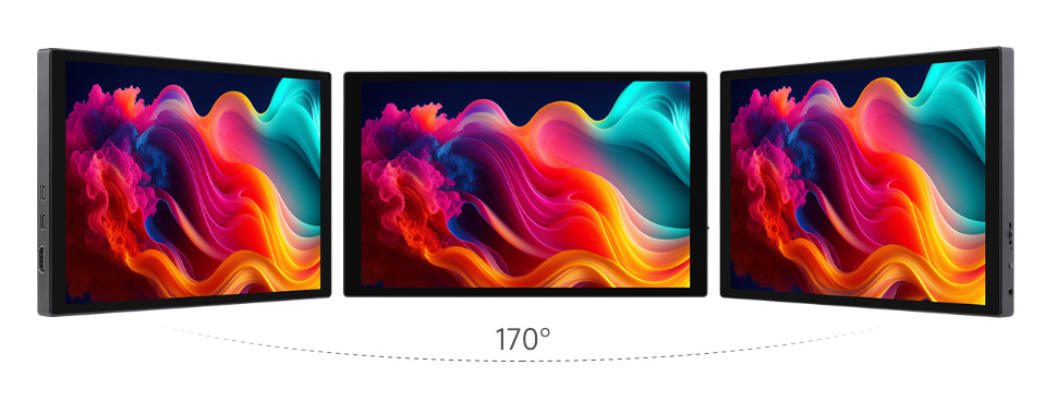 10.1inch capacitive touch display, adopts IPS display panel