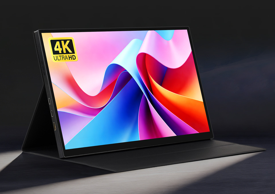 14inch 4K Touch Monitor, front view