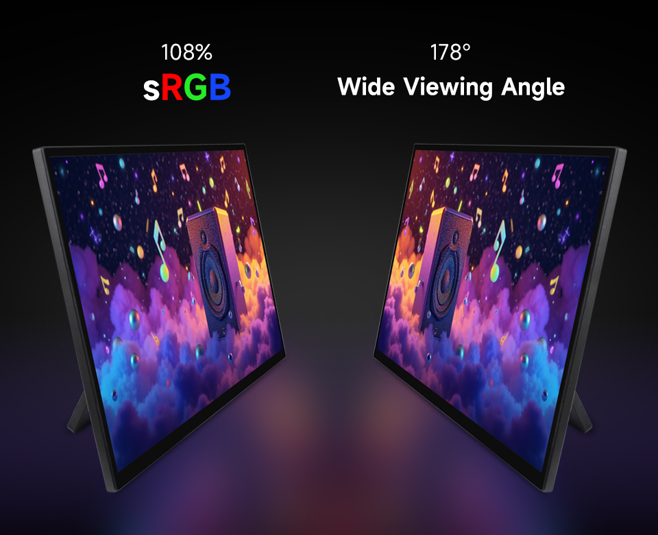  18.5inch Touch Monitor with Stand, with IPS panel