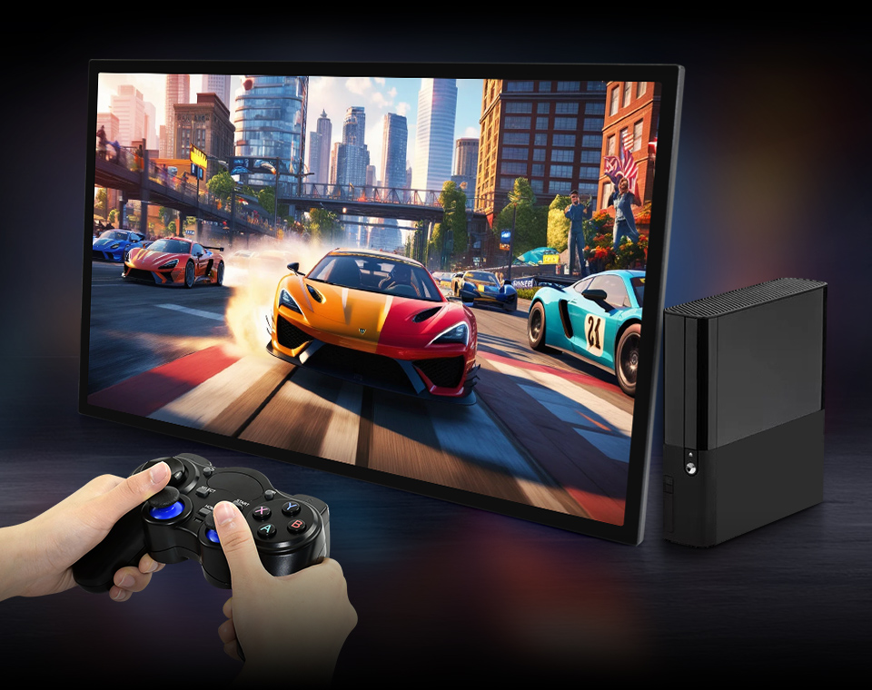  21.5inch Touch Monitor with Stand, smooth gaming experience