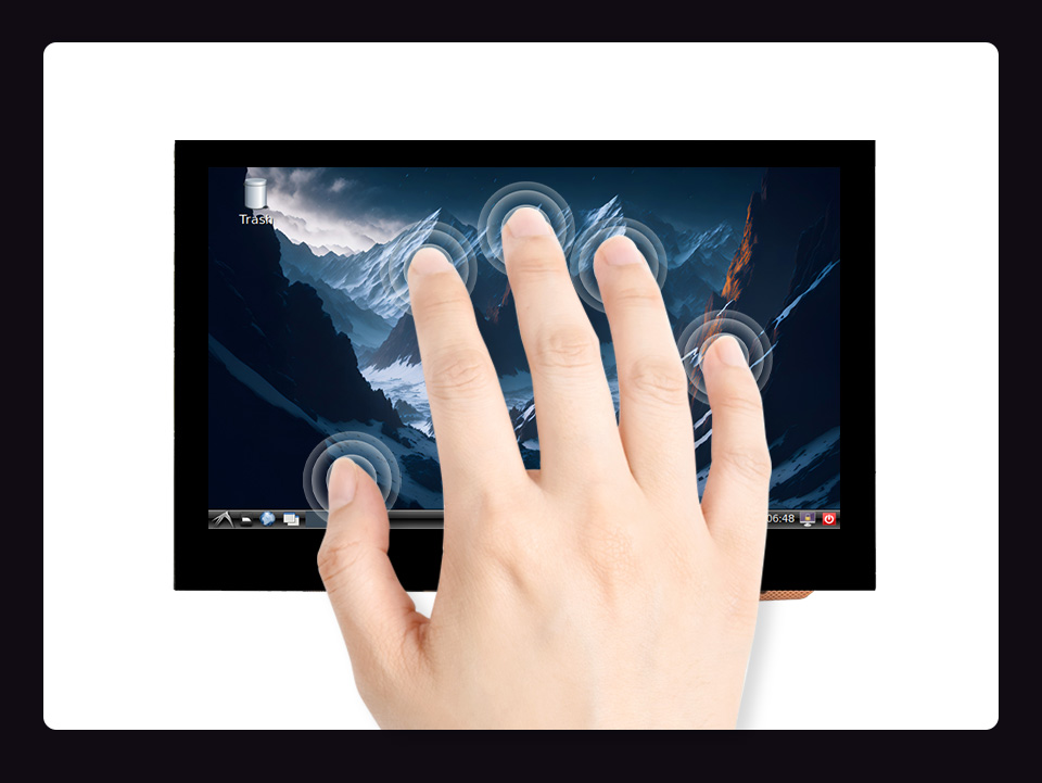 4inch DSI Capacitive Touch Display, up to 5-point touch