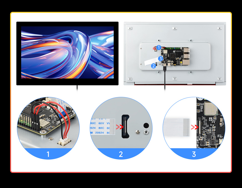 Luckfox Aura 200/400, MIPI DSI 4-lane Interface Connection Demonstration