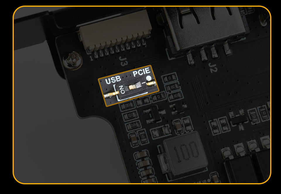 Luckfox PicoKVM Ext, Supports PCIe & USB power supply